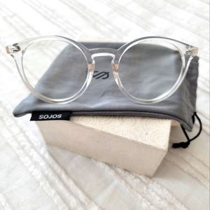 Clear Blue Light glasses. No prescription.